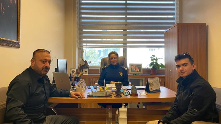 Başkan Bedri YALÇIN'dan İzmir Emniyeti Toplum Destekli Polis Şube Müdürüne ziyaret