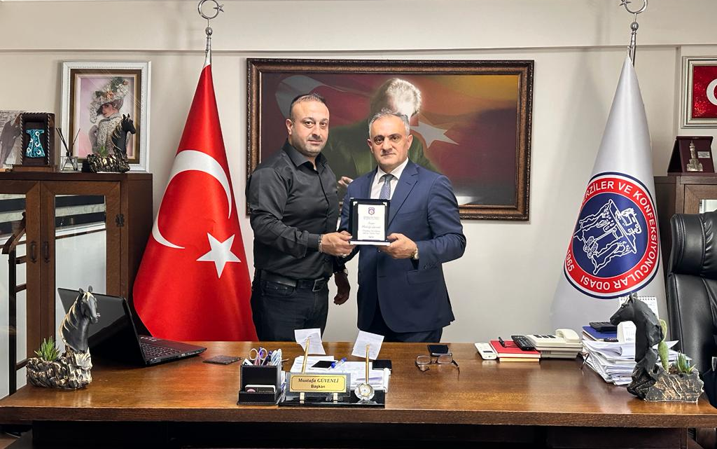 Genel Başkanımız Sayın Bedri YALÇIN İzterkon Başkanı Mustafa Güvenli’yi ziyaret etti.